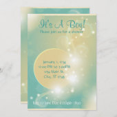 魔法のベビーシャワーの招待状 招待状 (正面/裏面)