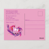 魔法のベビーマーメイドが到着 ポストカード (裏面)