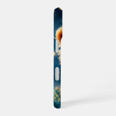 魔法のベビーライオンの歩くのファンタジー夜 iPhone 16ケース (右側面)