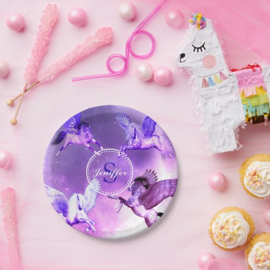 魔法のペガサス宇宙。 ペーパープレート (パーティー)