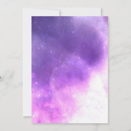 魔法のペガサス宇宙。 招待状 (裏面)