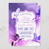 魔法のペガサス宇宙。 招待状 (正面/裏面)