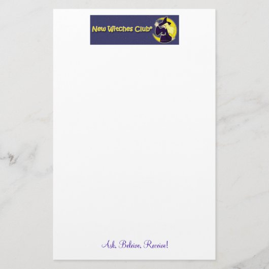 魔法のペンパルの紙 便箋 (正面)