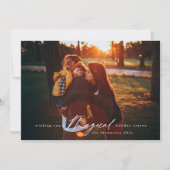 魔法のホリデーシーズンモダンフルフォトモダン シーズンカード (正面)