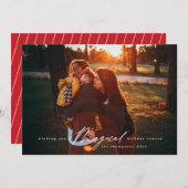 魔法のホリデーシーズンモダンフルフォトモダン シーズンカード (正面/裏面)