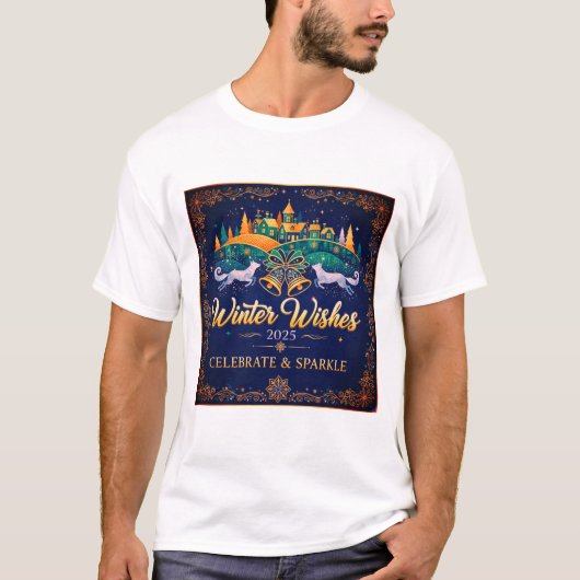 魔法のホリデーワンダーズ クリスマスTシャツ Tシャツ (正面)