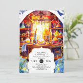 魔法のボーホー ラボ サイエンティスト バースデー 招待状 (スタンド正面)