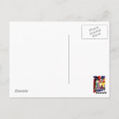 魔法のポストカードかわいい小さな月の妖精 ポストカード (裏面)