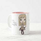 魔法のマグを今日作って下さい ツートーンマグカップ (正面左)