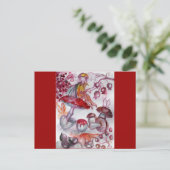 魔法のマッシュルームの葉状体 ポストカード (スタンド正面)