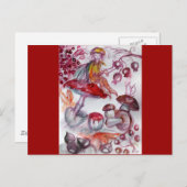 魔法のマッシュルームの葉状体 ポストカード (正面/裏面)