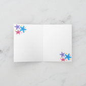 魔法のマーメイドのカップケーキバレンタインデー シーズンカード (内部)