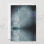 魔法のマーメイドウォーターカラーガールズ誕生日 招待状 (裏面)