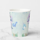 魔法のマーメイドウォーターカラーバースデーパーティー 紙コップ (左)