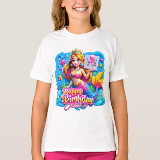 魔法のマーメイド誕生日ディライト、誕生日ギフト Tシャツ