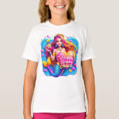 魔法のマーメイド誕生日ディライト、誕生日ギフト Tシャツ (正面)