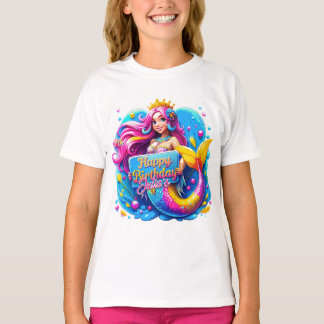 魔法のマーメイド誕生日ディライト、誕生日ギフト Tシャツ