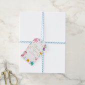 魔法のマーメイド誕生日パーティギフトラベル ギフトタグ (より糸付き)