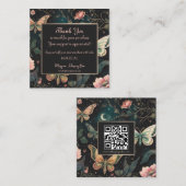魔法のミッドナイトガーデンありがとう割引カード スクエア名刺 (正面/裏面)