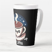 魔法のミッドナイトコーヒーカップ カフェラテマグ (右アングル)