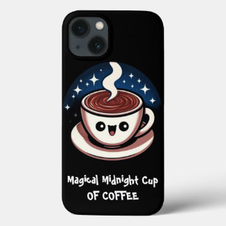 魔法のミッドナイトコーヒーカップ iPhone 13ケース