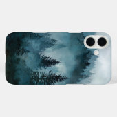 魔法のミッドナイトブルーの森 Case-Mate iPhoneケース (裏面 (横))