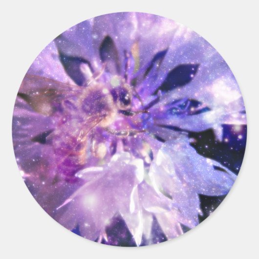 魔法のミツバチ ラウンドシール (正面)