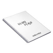 魔法のミニマル主義者 ノートブック (右側)