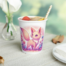 魔法のモダンキツネベビーシャワー 紙コップ