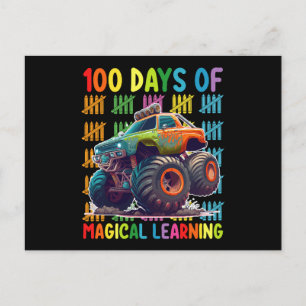 魔法のモンスタートラック学スクールの100日 ポストカード