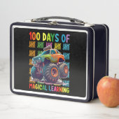 魔法のモンスタートラック学スクールの100日 メタルランチボックス (インサイチュ)