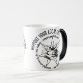 魔法のモーフィングマグ – ホット時に変化！ モーフィングマグカップ (正面右)