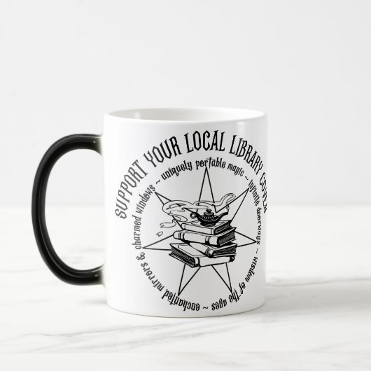 魔法のモーフィングマグ – ホット時に変化！ モーフィングマグカップ (左)