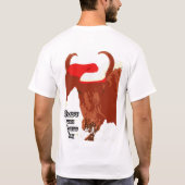 魔法のヤク「サブ」Tシャツ Tシャツ (裏面)