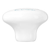 魔法のユニコーンかわいい&星で愛らしい セラミックノブ (側面)