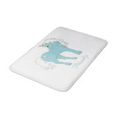 魔法のユニコーンかわいい&星で愛らしい バスマット (アングル)