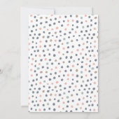 魔法のユニコーンとフローラの最初の誕生日パーティー 招待状 (裏面)