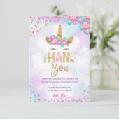 魔法のユニコーンのサンキューカード サンキューカード (スタンド正面)