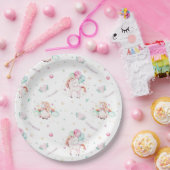 魔法のユニコーンの世界 ペーパープレート (パーティー)