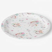 魔法のユニコーンの世界 ペーパープレート (アングル)