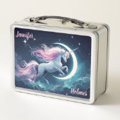 魔法のユニコーンの弁当箱 メタルランチボックス (裏面)