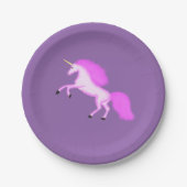 魔法のユニコーンの紙皿 ペーパープレート (正面)