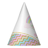 魔法のユニコーンの誕生会の帽子 パーティーハット (左)