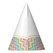 魔法のユニコーンの誕生会の帽子 パーティーハット (裏面)