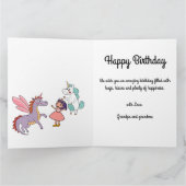 魔法のユニコーンカード カード (内部)