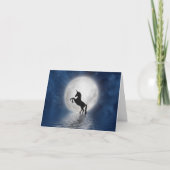 魔法のユニコーンカード | 魅惑的なデザイン カード (正面)