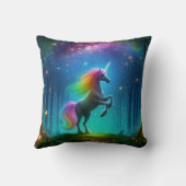 魔法のユニコーンクッション、子供のユニコーンクッション クッション (裏面)