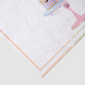 魔法のユニコーンケーキ |ファンタジー水色パーティー 薄葉紙 (詳細)