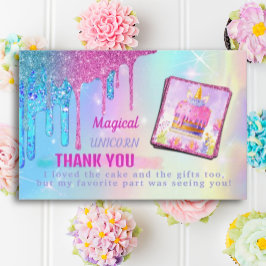 魔法のユニコーンサンキューカード サンキューカード