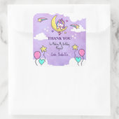 魔法のユニコーンサンキューバースデーパーティー2 スクエアシール (バッグ)